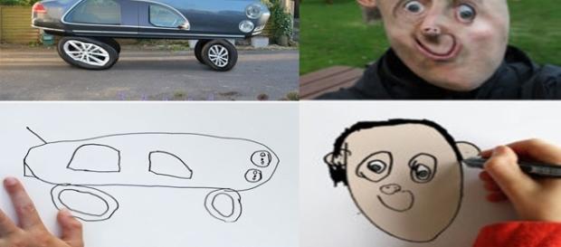 Veja alguns desenhos das crianças convertidos como sem fossem reais Veja alguns desenhos das crianças convertidos como sem fossem reais