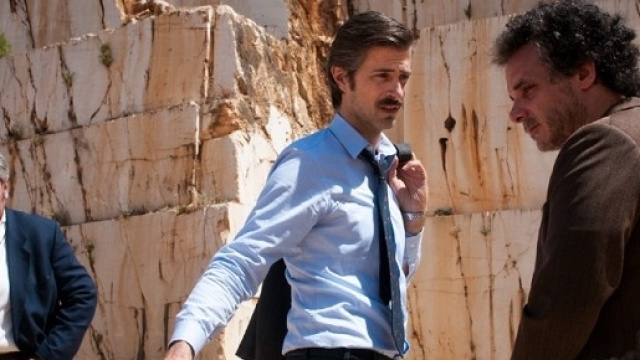 Kim Rossi Stuart in una scena di "Maltese".