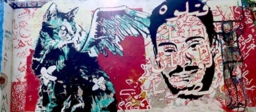 Il murales di Berlino che raffigura Giulio Regeni ‘Ucciso come un egiziano’