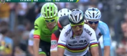 Peter Sagan sull'Oude Kwaremont