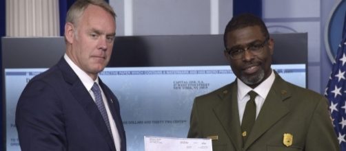 Secretary of the Interior Ryan Zinke and Superintendent Brandyburg of the Harpers Ferry site accept POTUS' salary donation- newsok.com