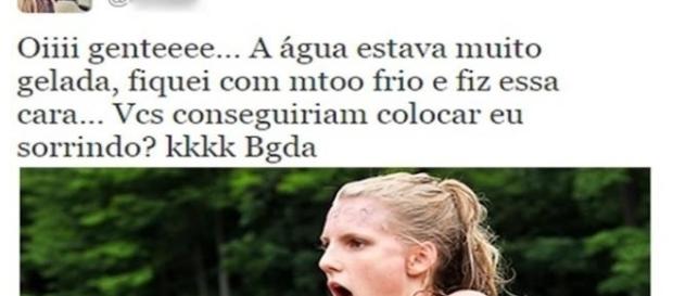 Ela acabou virando piada na internet Ela acabou virando piada na internet