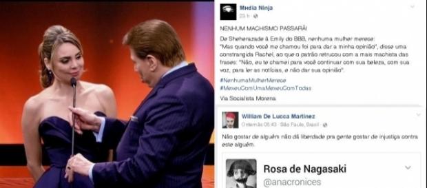 Militantes de esquerda saem em defesa de Sheherazade Militantes de esquerda saem em defesa de Sheherazade