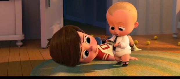 Tim helps the Boss Baby with his mission. /Photo via Movieclip Trailers, YouTube Screenshot Tim helps the Boss Baby with his mission. /Photo via Movieclip Trailers, YouTube Screenshot