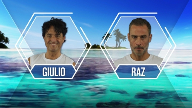 Raz Degan su l'isola dei famosi fa una proposta molto allettante a Giulio Base