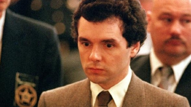 Una foto di Donald Harvey durante il suo processo