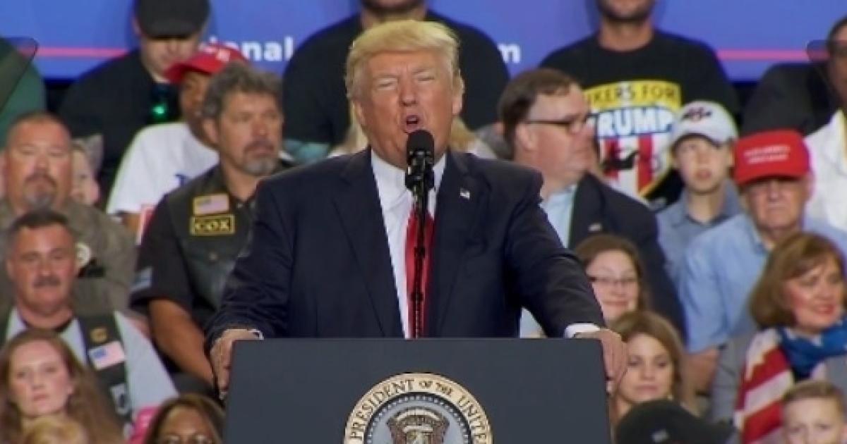 Trump Calls Out 'Blacks For Trump,' Faces Protesters During 100 Days Rally