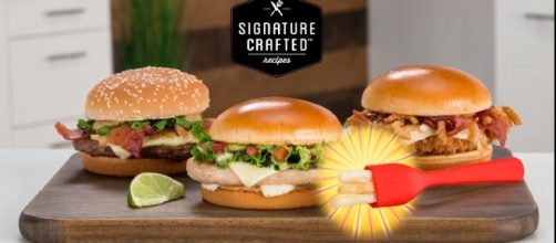 McDonald's is upping its game with a new line of sandwiches and the "Frork." / Photo via McDonald's, YouTube screeshot