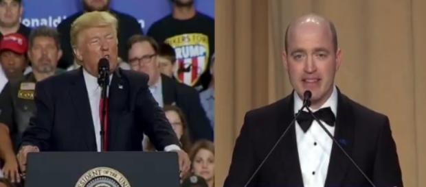 Donald Trump, WHCD event, via Twitter Donald Trump, WHCD event, via Twitter