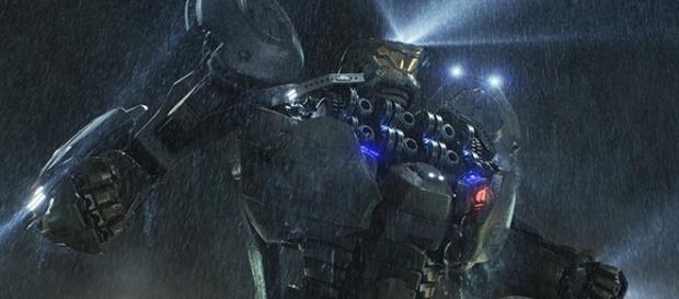 In "Pacific Rim," humans relied on Jaegers to protect the Earth from the Kaiju alien race. (via Warner Bros. Pictures) In "Pacific Rim," humans relied on Jaegers to protect the Earth from the Kaiju alien race. (via Warner Bros. Pictures)