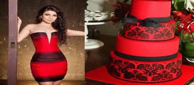 Paula Fernandes usa roupas parecidas com bolos Paula Fernandes usa roupas parecidas com bolos