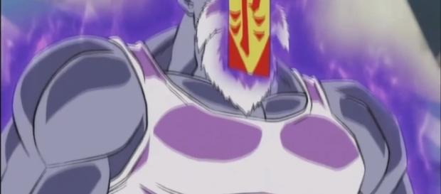 Roshi se enfrenta a Goku en el dojo Roshi se enfrenta a Goku en el dojo