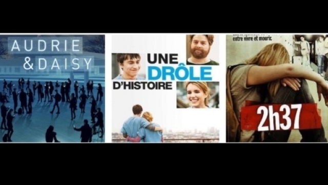 De gauche à droite : Cyberbully, Audrie&Daisy, Une drôle d'histoire,2h37, Journal d'une ado hors norme