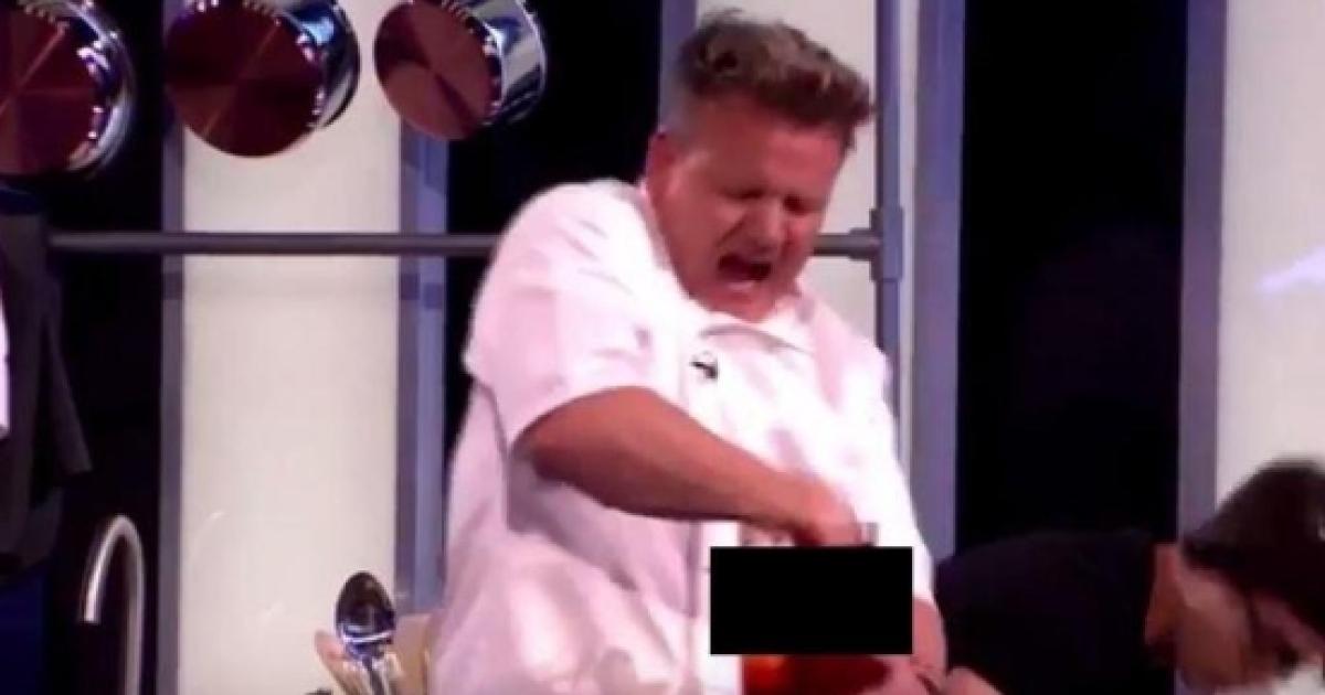 Gordon Ramsay Se Broie La Main Dans Un Mixeur En Direct