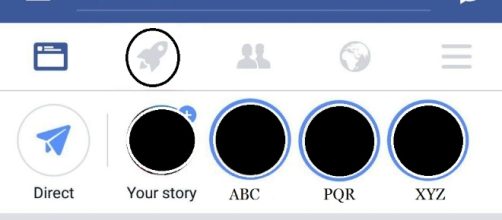 Facebook has recently added a new "Rocket" button into its mobile application. screencap via Facebook