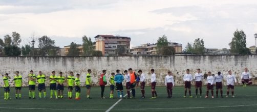 I Giovanissimi 2003 poco prima del calcio d'inizio