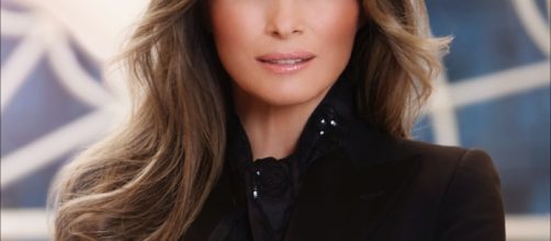 Melania Trump’s first official portrait as U.S. first lady./Photo via White House