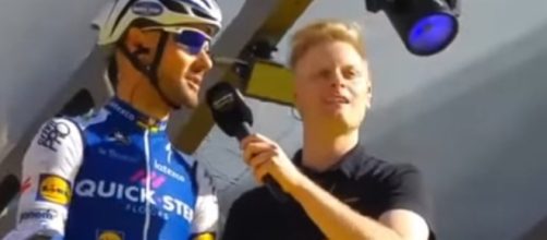 Tom Boonen al via del Giro delle Fiandre
