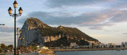 Veduta della rocca della rocca della colonia di Gibilterra