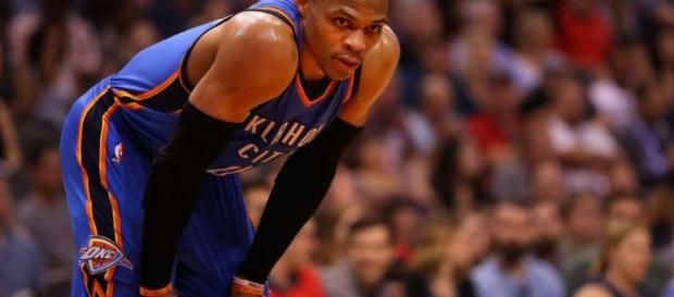 Russel Westbrook anoche en Phoenix Russel Westbrook anoche en Phoenix