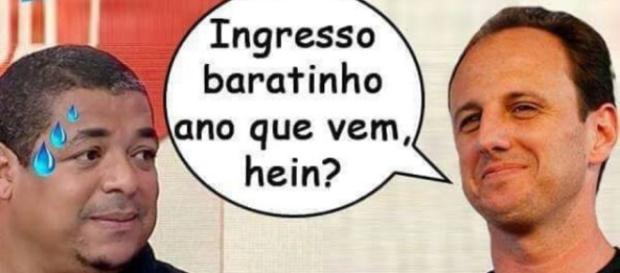 Vampeta rebaixado e exposto em rede social Vampeta rebaixado e exposto em rede social