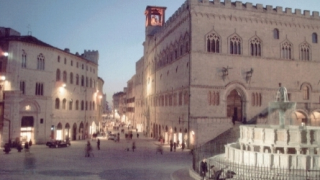 Una foto del centro storico di Perugia