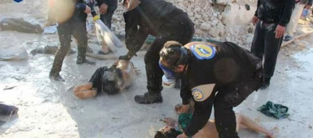 Bombardeo químico en Siria deja mas de 100 fallecidos Bombardeo químico en Siria deja mas de 100 fallecidos