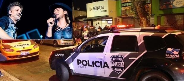 Cantores sertanejos se envolveram em confusão que teve até arma de fogo Cantores sertanejos se envolveram em confusão que teve até arma de fogo