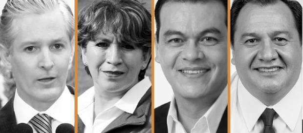 Los candidatos a la gobernatura del Estado de México. Fuente: http://tvurbananoticias.com.mx Los candidatos a la gobernatura del Estado de México. Fuente: http://tvurbananoticias.com.mx