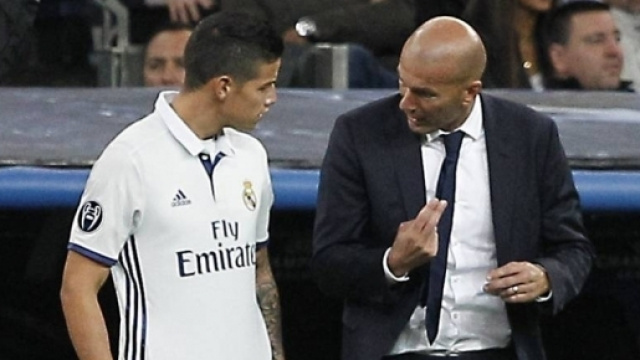 Real Madrid&nbsp;: Zidane se prononce sur le cas James Rodriguez&nbsp;!