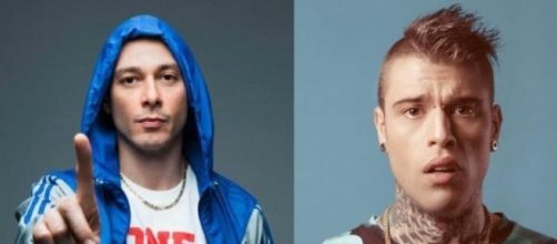 Fabri Fibra vs Fedez durante un'intervista