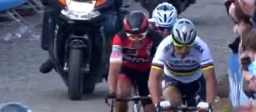 Peter Sagan al Giro delle Fiandre.