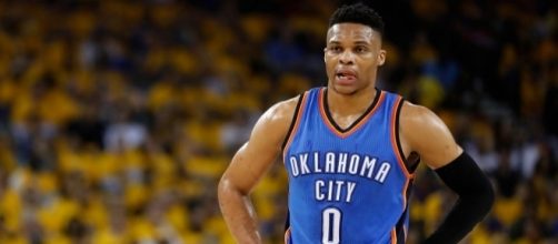 Russell Westbrook's big game on Wednesday led OKC to a 103-100 win over Memphis. [Image via Blasting News image library/inquisitr.com]