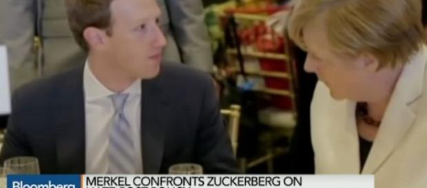 Em 2015, Angela Merkel teve conversa particular com CEO do Facebook Em 2015, Angela Merkel teve conversa particular com CEO do Facebook