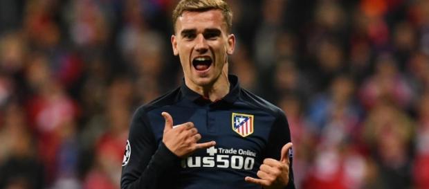 Antoine Griezmann celebre un but Antoine Griezmann celebre un but