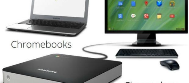 Crome box (Desktop) y Chromebook (laptop) Crome box (Desktop) y Chromebook (laptop)