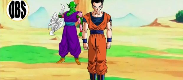 gohan se enfrenta a Piccolo en un entrenamiento gohan se enfrenta a Piccolo en un entrenamiento