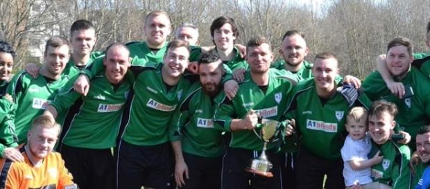 Grainger Park with the Northern Alliance Amatuer Cup. Pic courtesy Northern Alliance. Grainger Park with the Northern Alliance Amatuer Cup. Pic courtesy Northern Alliance.