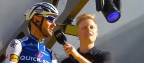 Tom Boonen alla partenza del Giro delle Fiandre