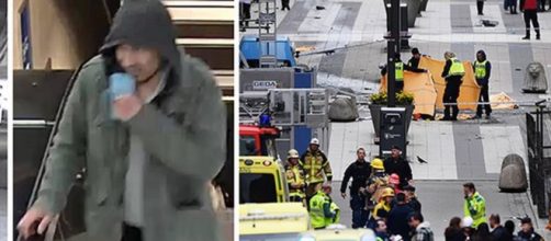 La foto dell'attentato diffusa dalla polizia svedese