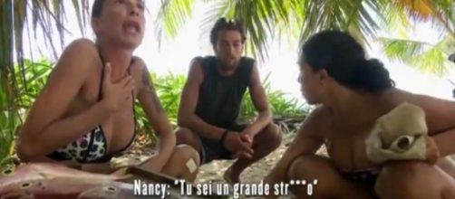 News Isola dei famosi 2017, scontro fra Nancy e Simone