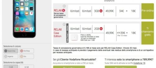Vodafone Italia, ecco le offerte per avere i nuovi iPhone 6s ed ... - hdblog.it