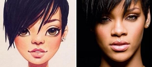 Artista russa transforma celebridades em ilustrações. Reprodução/Twitter. Artista russa transforma celebridades em ilustrações. Reprodução/Twitter.