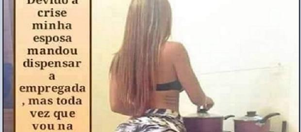 Essa empregada doméstica nunca será demitida porque tem um patrão maravilhoso Essa empregada doméstica nunca será demitida porque tem um patrão maravilhoso