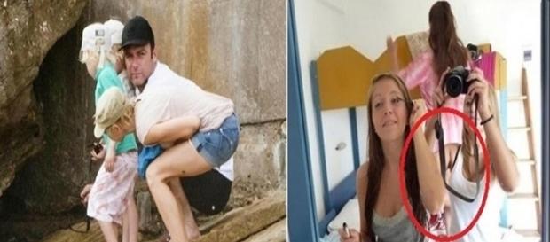 Essas pessoas acabaram sendo fotografadas em um momento inoportuno. Essas pessoas acabaram sendo fotografadas em um momento inoportuno.