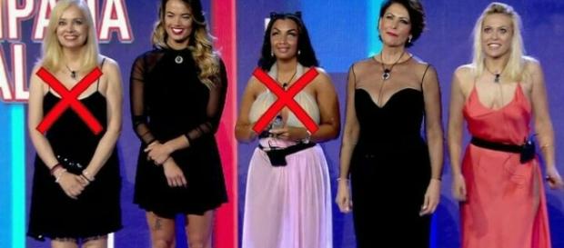 Las finalistas en la rueda de prensa Las finalistas en la rueda de prensa