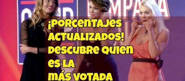 Las tres finalistas de la quinta edición de GHVIP Las tres finalistas de la quinta edición de GHVIP