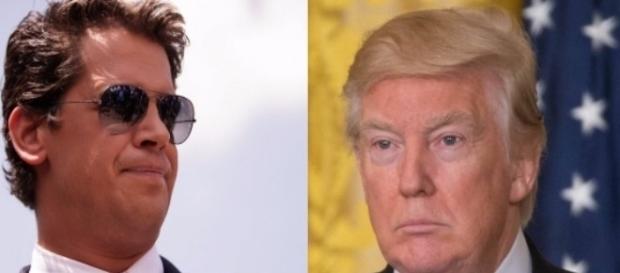 Milo Yiannopoulos and Donald Trump, via Twitter Milo Yiannopoulos and Donald Trump, via Twitter