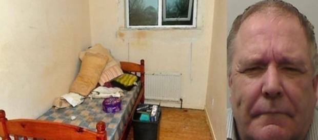 Na imagem o quarto onde a vítima viveu todos esses anos, e o agressor que abusava da mesma durante o período. Na imagem o quarto onde a vítima viveu todos esses anos, e o agressor que abusava da mesma durante o período.