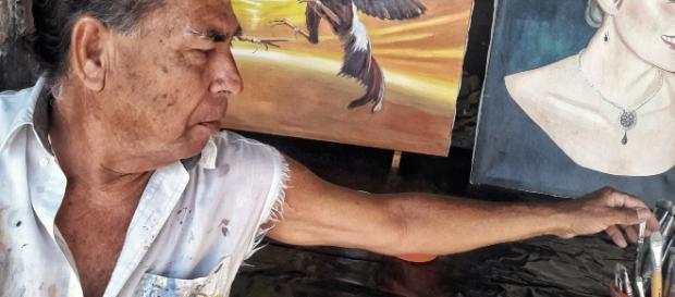 Pintor autodidacta con buenos resultados en su trabajo Pintor autodidacta con buenos resultados en su trabajo